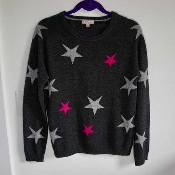Philosophy Sweaters - Philosophy 100% Cashmere Star Sweater Size M